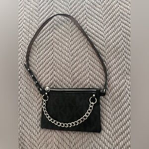 Michael Kors Signature Chain Fanny Pack Belt Bag
